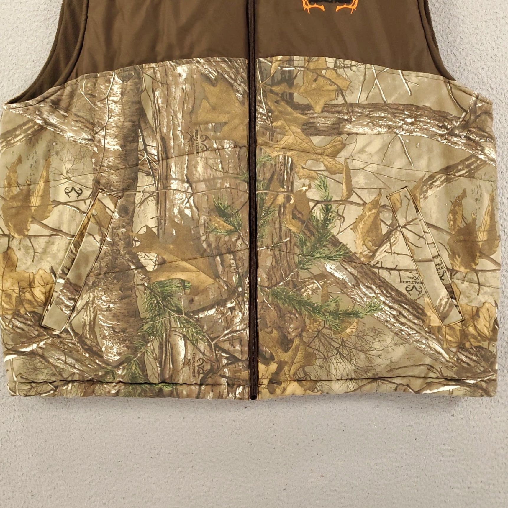 Realtree VINTAGE Realtree Vest Mens 2XL Xtra Camo Full Zip Hunting Jacket Insolated Lined Hunters Size US XXL / EU 58 / 5 - 6 Thumbnail