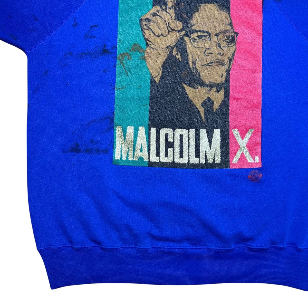 Rap Tees Malcolm X By Any Means Necessary Black Activist Sweatshirt Size US XXL / EU 58 / 5 - 8 Thumbnail