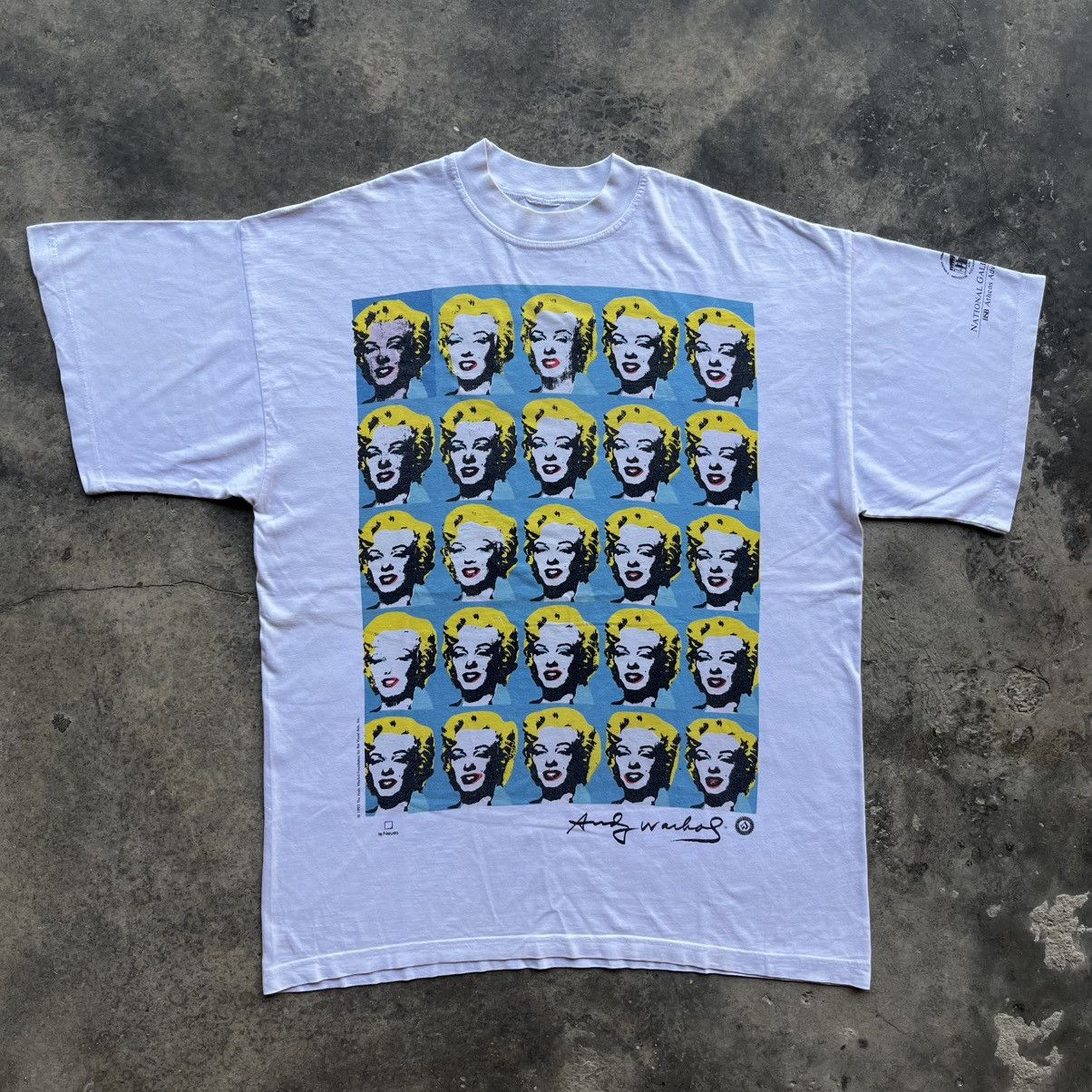 Andy Warhol 🔥Rare🔥Vintage 1993s Andy warhol maril monroe shirt Size US XL / EU 56 / 4 - 1 Thumbnail