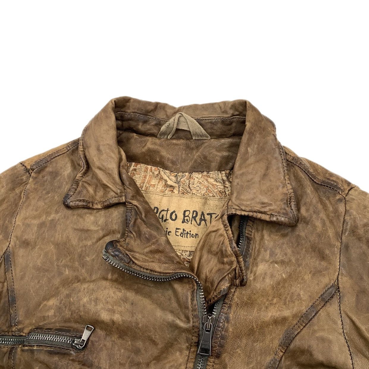 Giorgio Brato Giorgio Brato Lamb Leather Jacket Size XS / US 0-2 / IT 36-38 - 5 Thumbnail