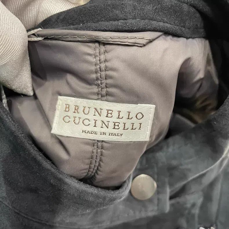Brunello Cucinelli Brunello Cucinelli Black and Grey Leather Studded Waistcoa Size S / US 4 / IT 40 - 3 Thumbnail