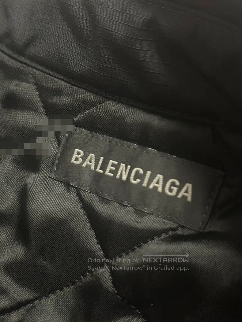 Balenciaga Balenciaga Quilted Shirt Jacket Puffer Coat Size US S / EU 44-46 / 1 - 5 Thumbnail