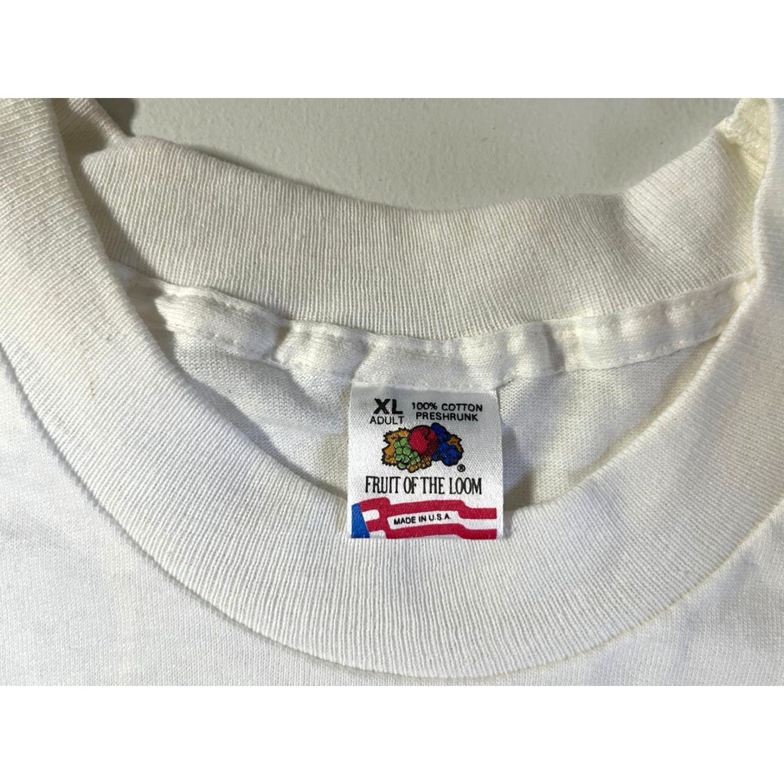 Fruit Of The Loom VINTAGE Fruit of the Loom T-Shirt USA 90s Monuments of America Unisex Adults XL White NSOS 1990s Graphic Print Size US XL / EU 56 / 4 - 5 Thumbnail