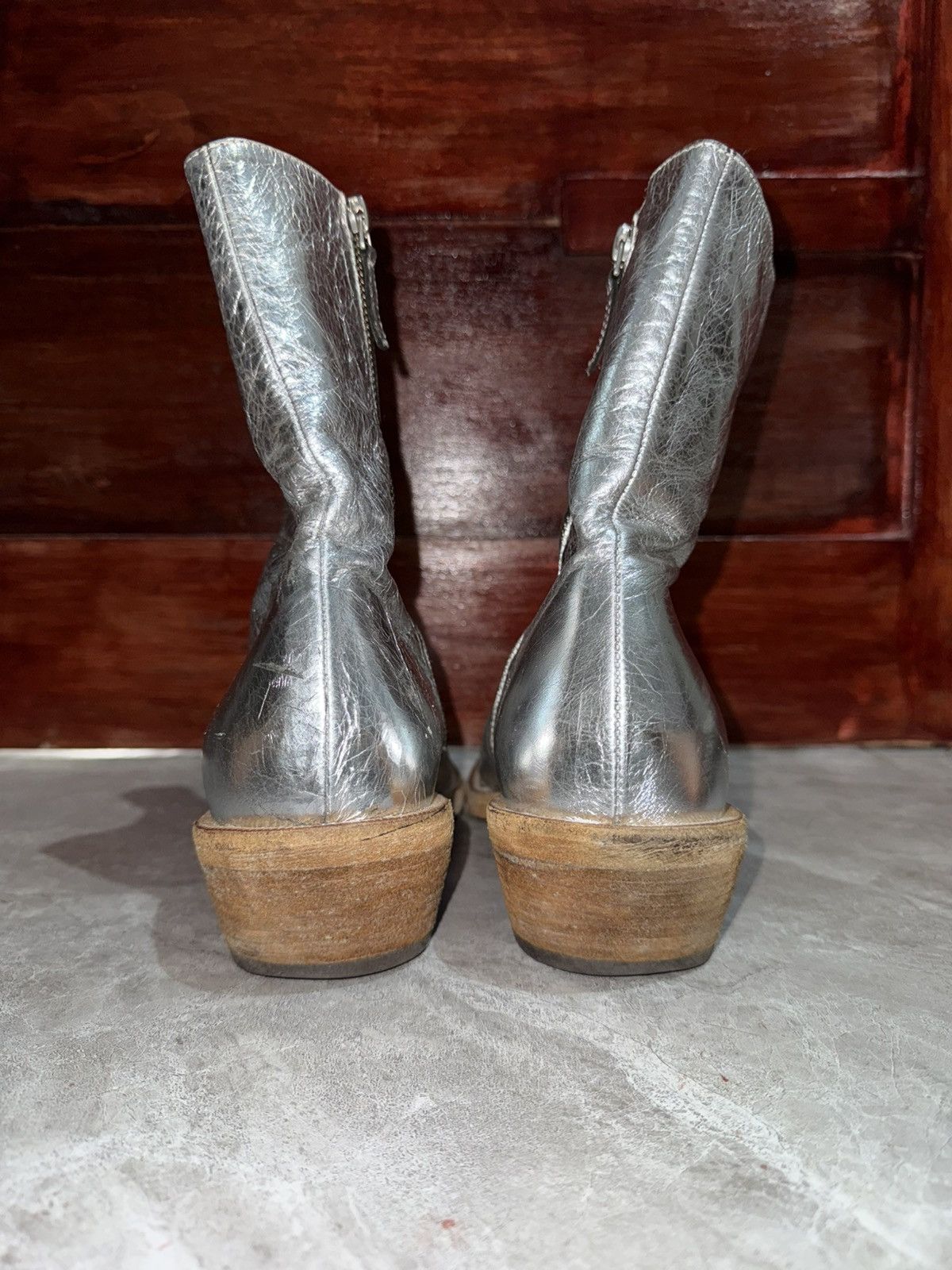 Haider Ackermann Haider Ackermann F/W 20 Garth Silver Boots Size US 8 / EU 41 - 4 Thumbnail