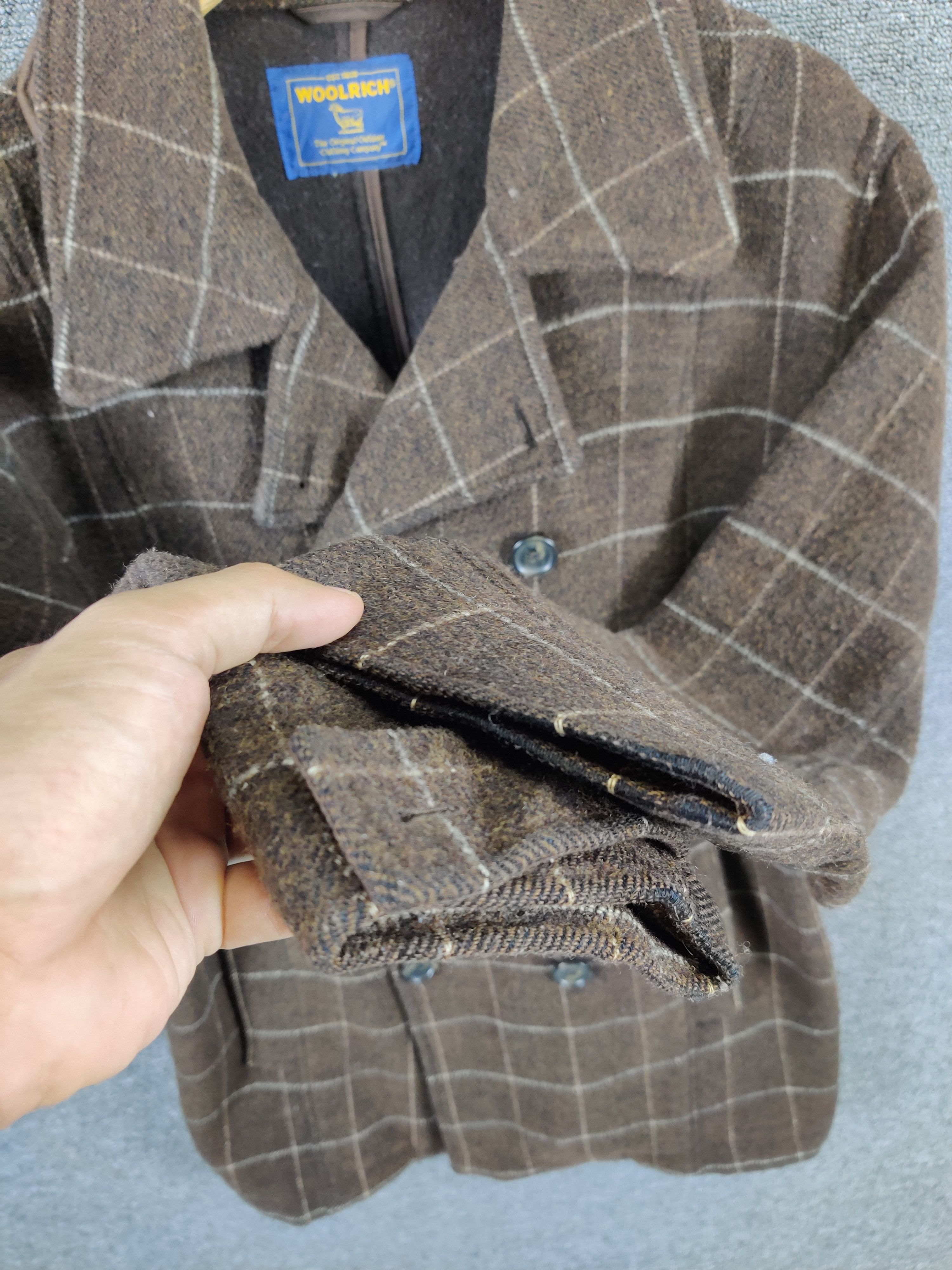 Woolrich Woolen Mills Vintage Woolrich Wool Plaid Double Breasted Coat Size US M / EU 48-50 / 2 - 9 Thumbnail