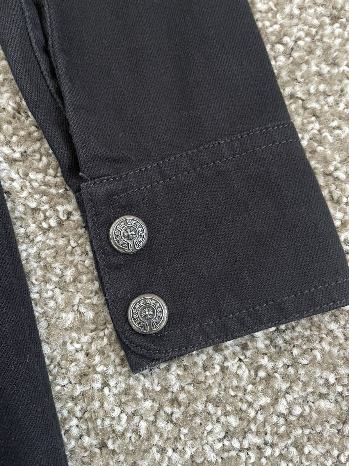 Chrome Hearts Chrome Hearts 1/1 Cross Patched Denim Coat Size L / US 10 / IT 46 - 5 Thumbnail