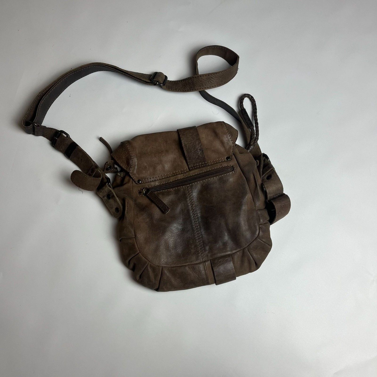 Vintage Aunts & Uncles 100% Heavy Leather Vintage Shoulder Bag Size ONE SIZE - 1 Thumbnail