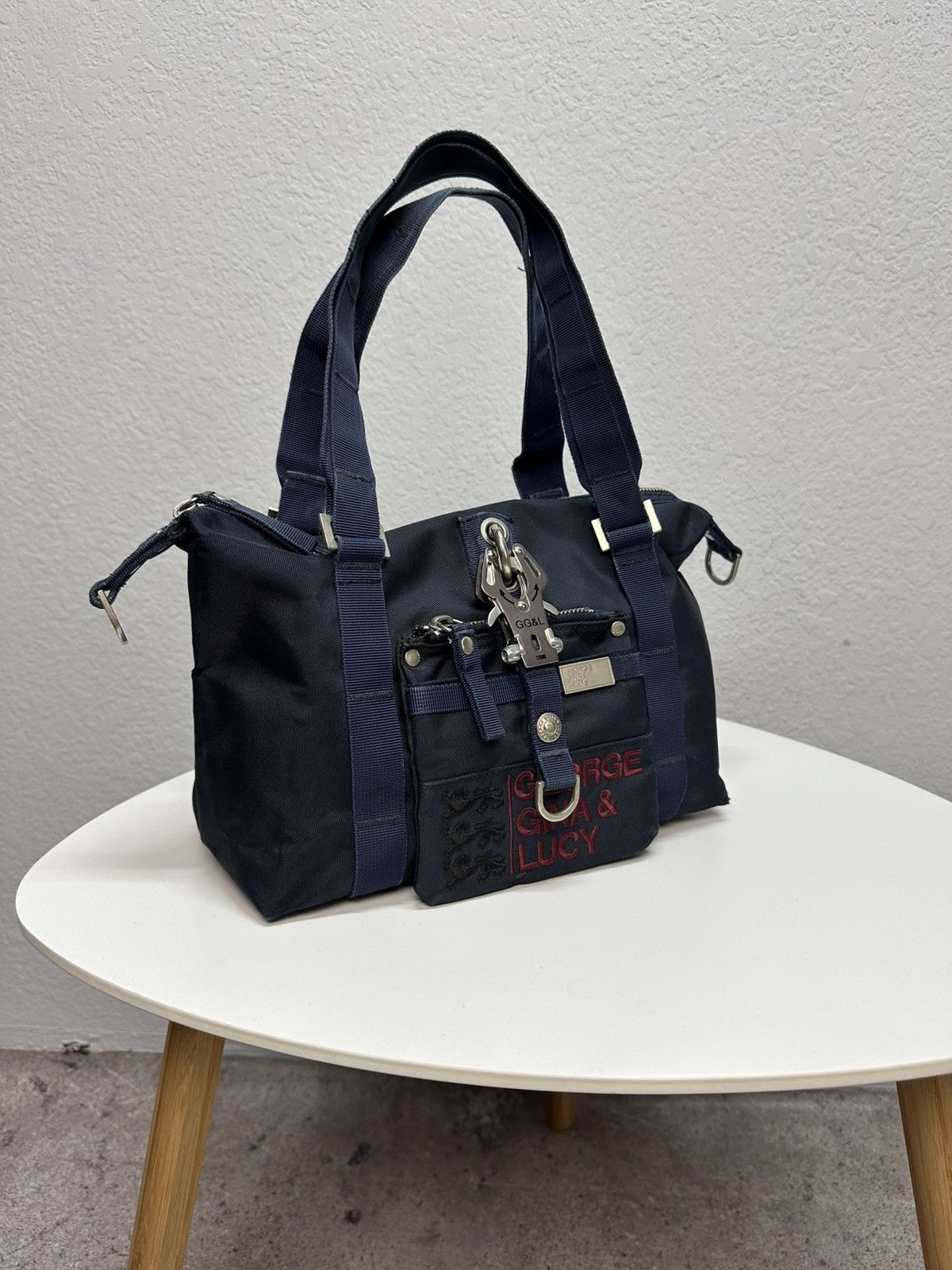 Japanese Brand Vintage GGL Bag Nylon George Gina & Lucy Rare Avant Garde Size ONE SIZE - 9 Thumbnail