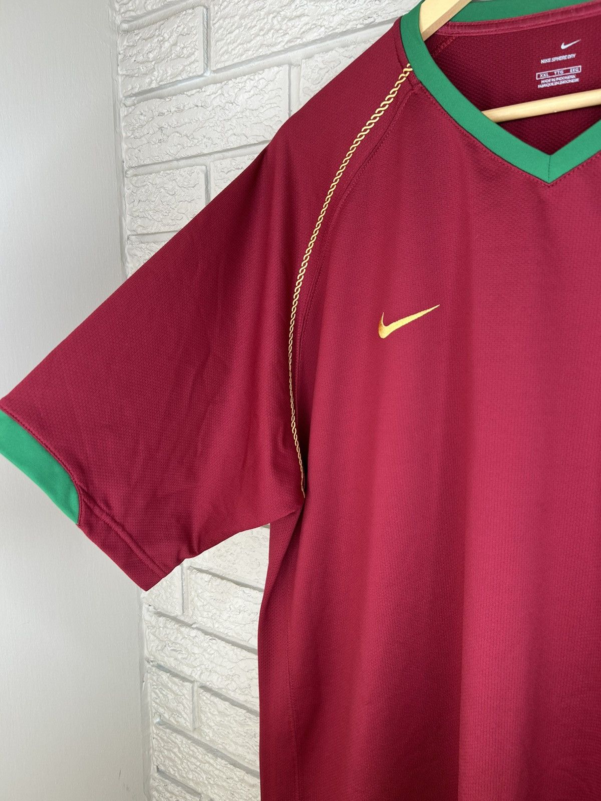 Nike Vintage Nike Portugal 2006 Home Jersey Size US XXL / EU 58 / 5 - 5 Thumbnail