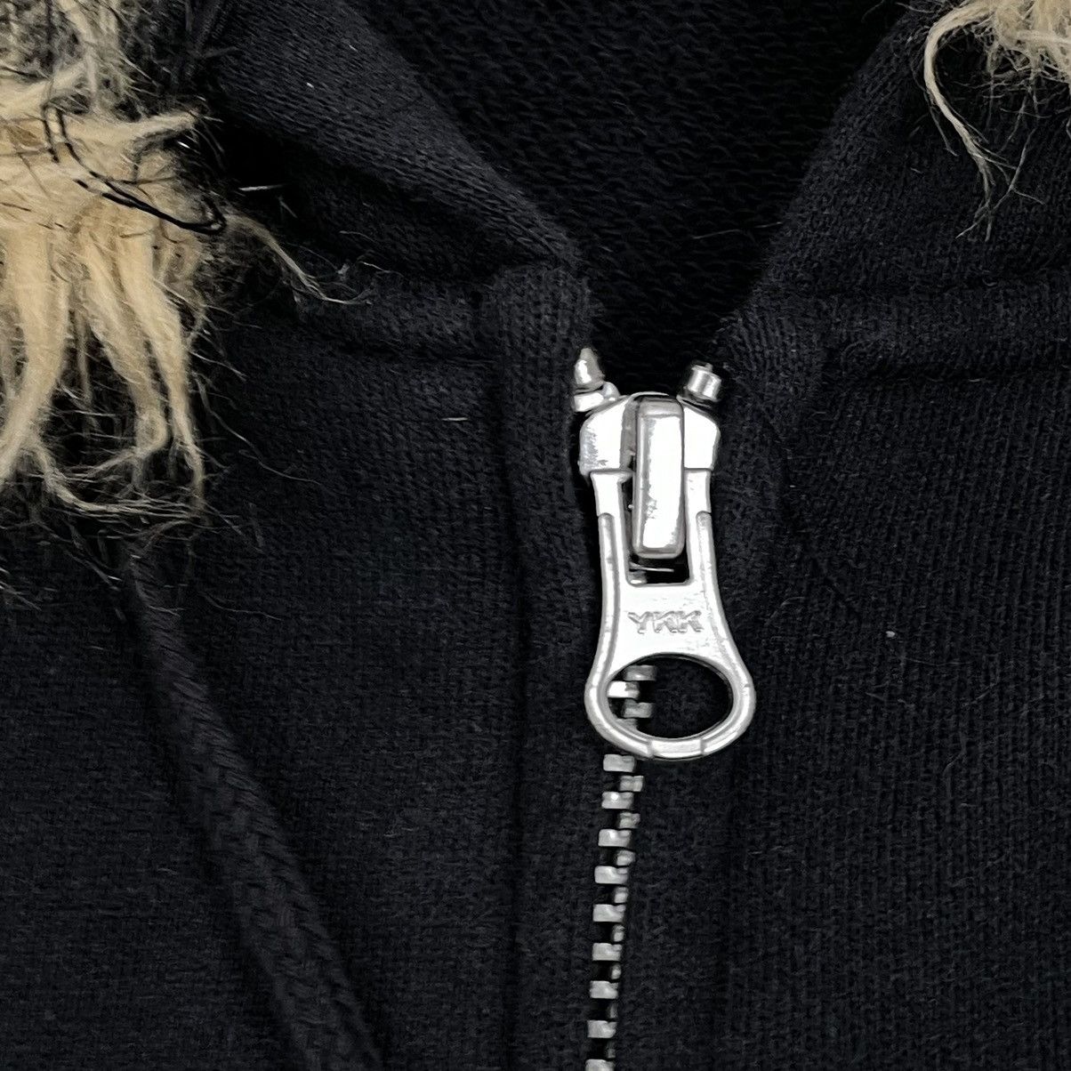 If Six Was Nine × Japanese Brand × Le Grande Bleu (L.G.B.) Black zip hoodie with removeable fur ifsixwasnine style Size US M / EU 48-50 / 2 - 3 Thumbnail