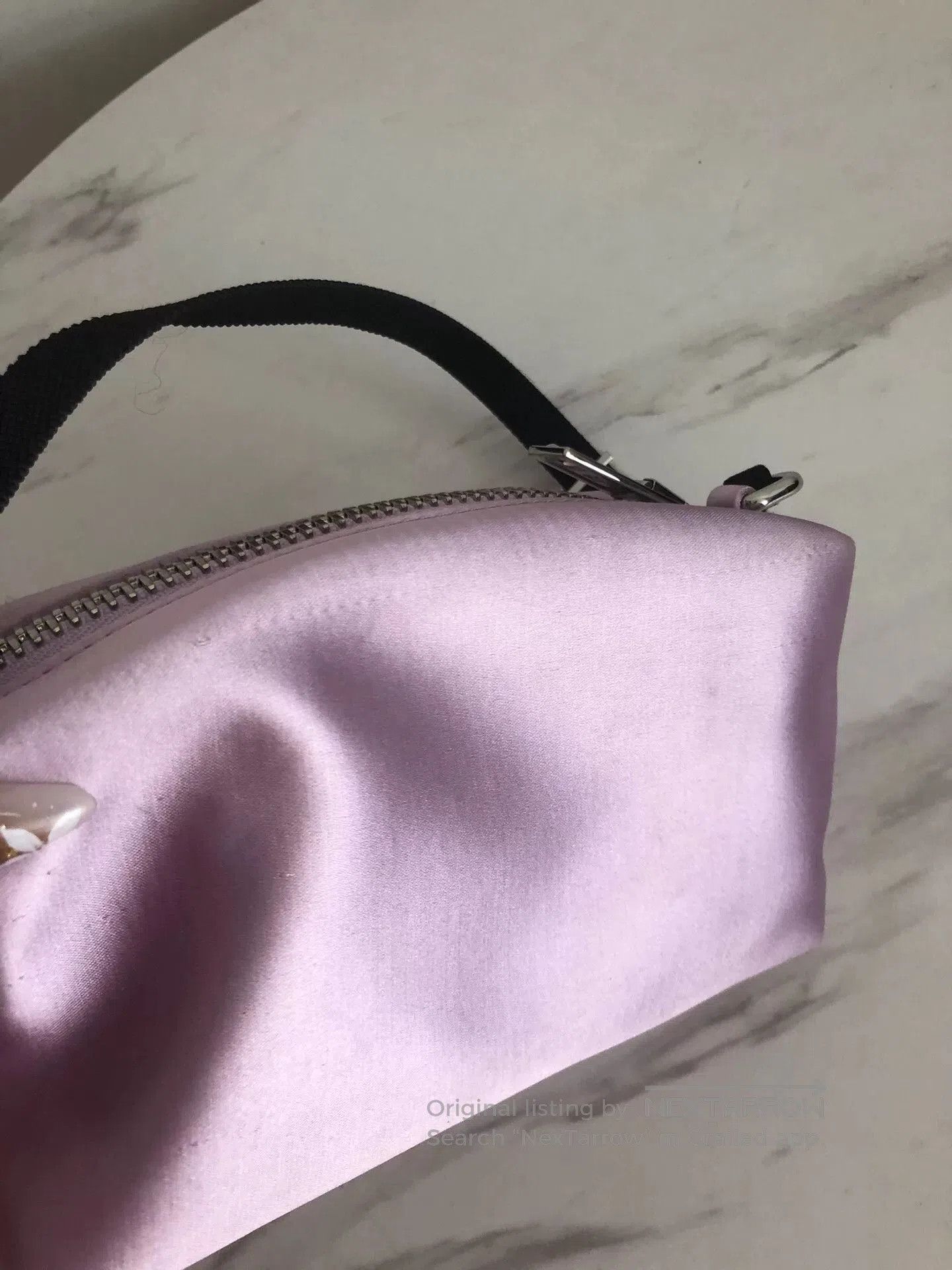 Alexander Wang Alexander Wang Pink Satin Handbag with Crystals. Size ONE SIZE - 4 Thumbnail