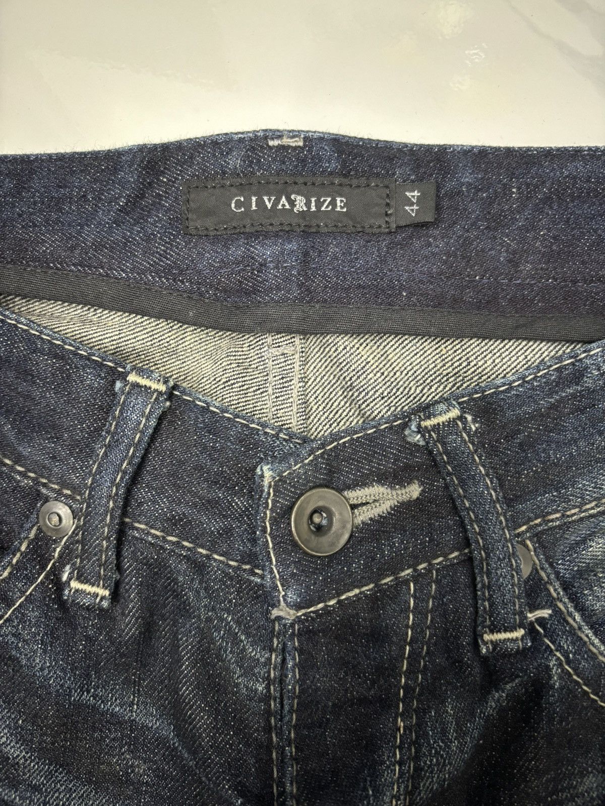 CIVARIZE × Japanese Brand × Undercover CIVARIZE CLAWMARK SLIM FLARE JEANS DISTRESSED DENIM Size US 31 - 9 Thumbnail