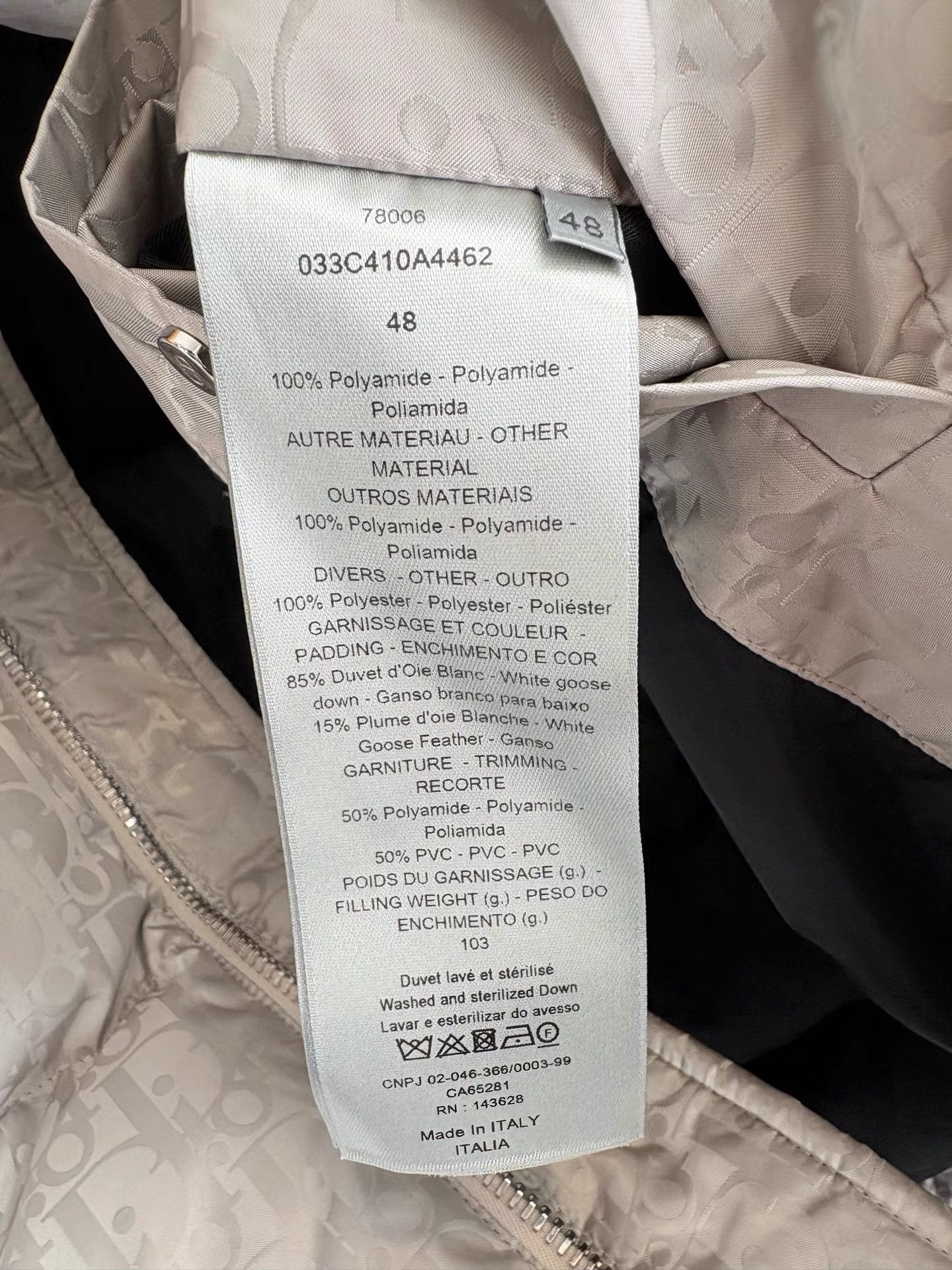 Dior DIOR Grey All-over Print Vest K1 Size US XXS / EU 40 - 6 Thumbnail