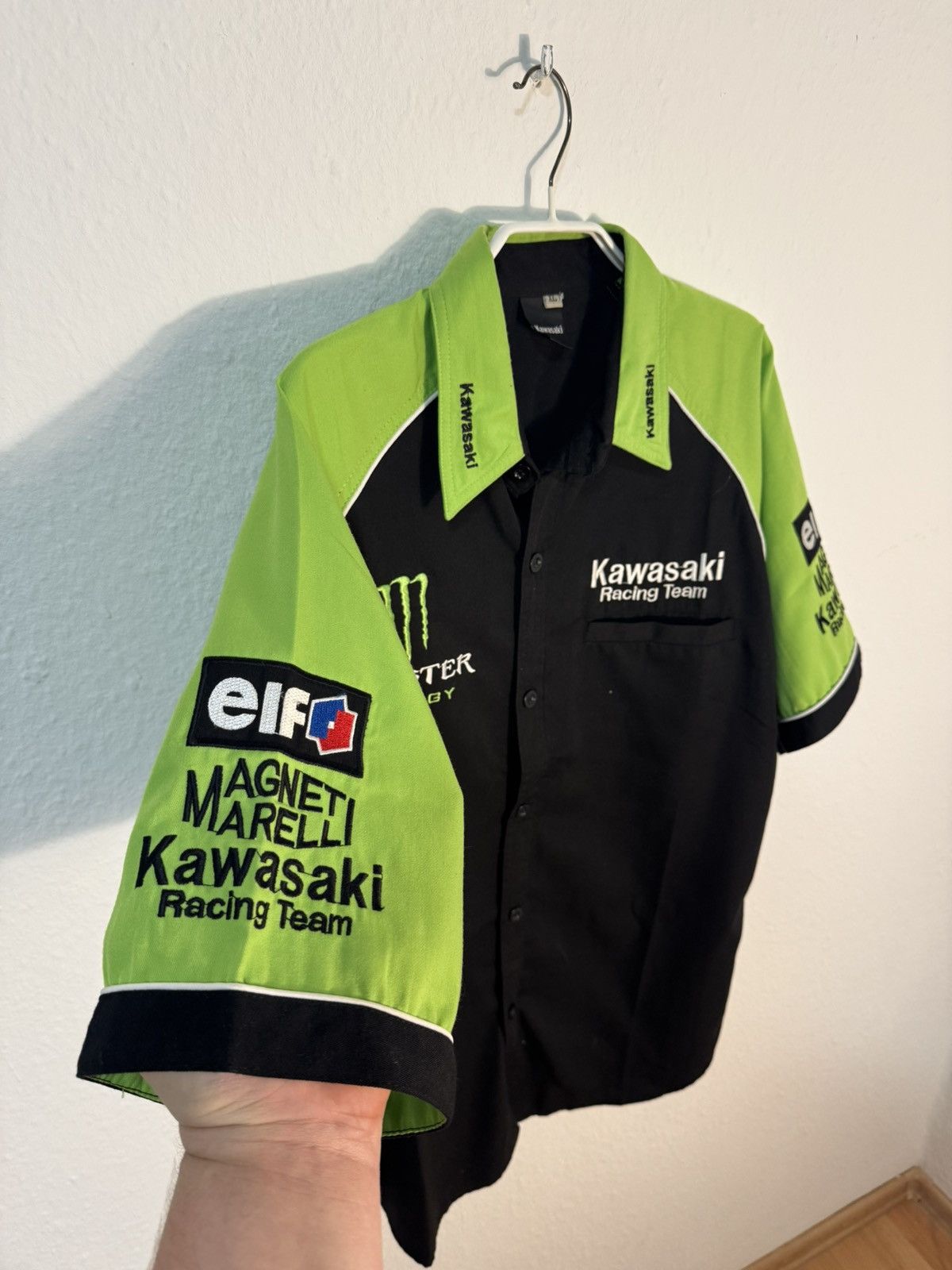 Vintage Authentic Kawasaki Racing Team x Monster Energy Size US XL / EU 56 / 4 - 1 Thumbnail