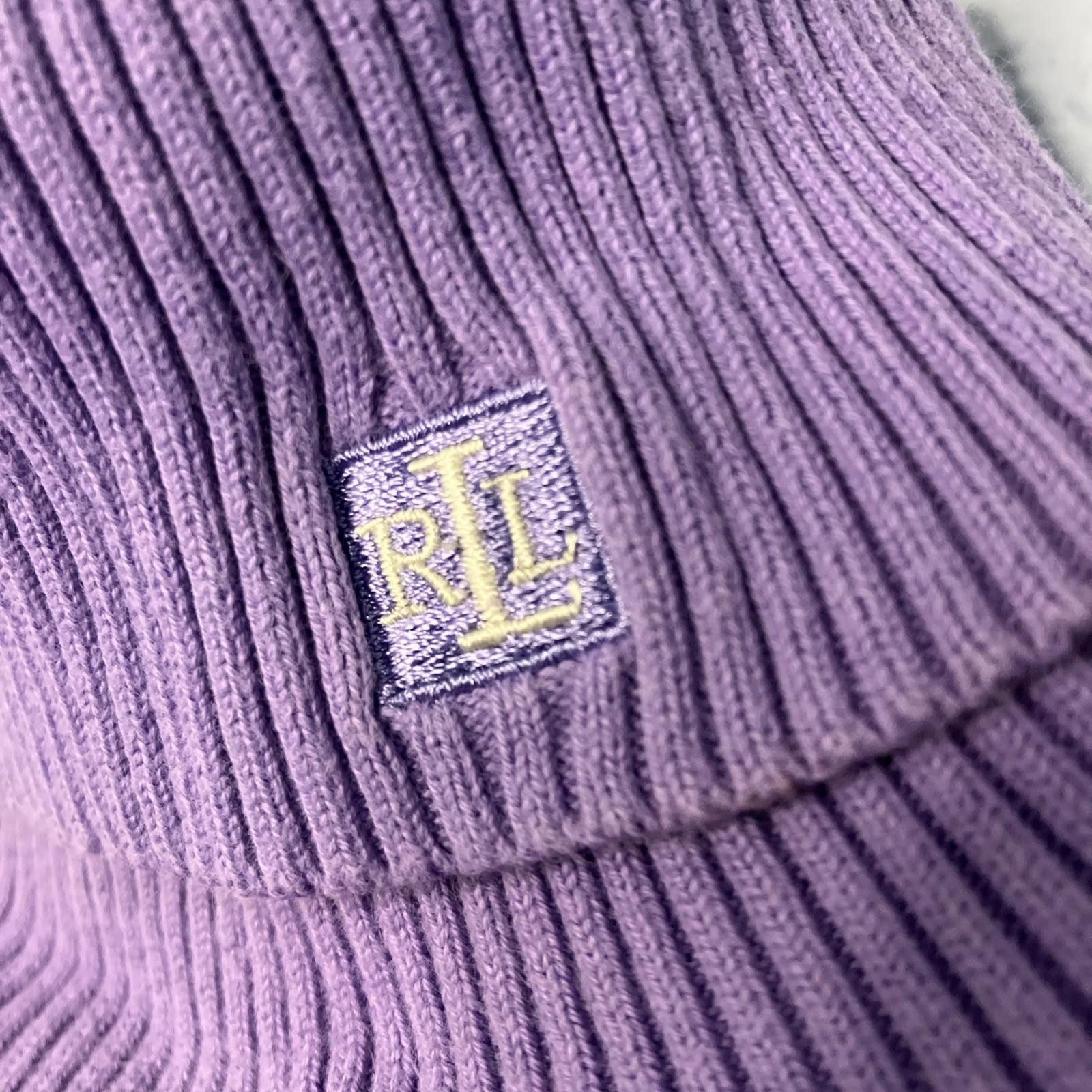 Polo Ralph Lauren LAUREN Ralph Lauren Ribbed Turtleneck Monogram Sweater Size M / US 6-8 / IT 42-44 - 2 Thumbnail