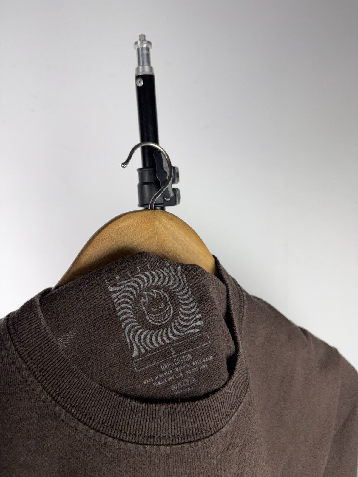 Spitfire 00s Spitfire Wheels Swirl Logo Brown Skate T-Shirt Size S Size US S / EU 44-46 / 1 - 9 Thumbnail