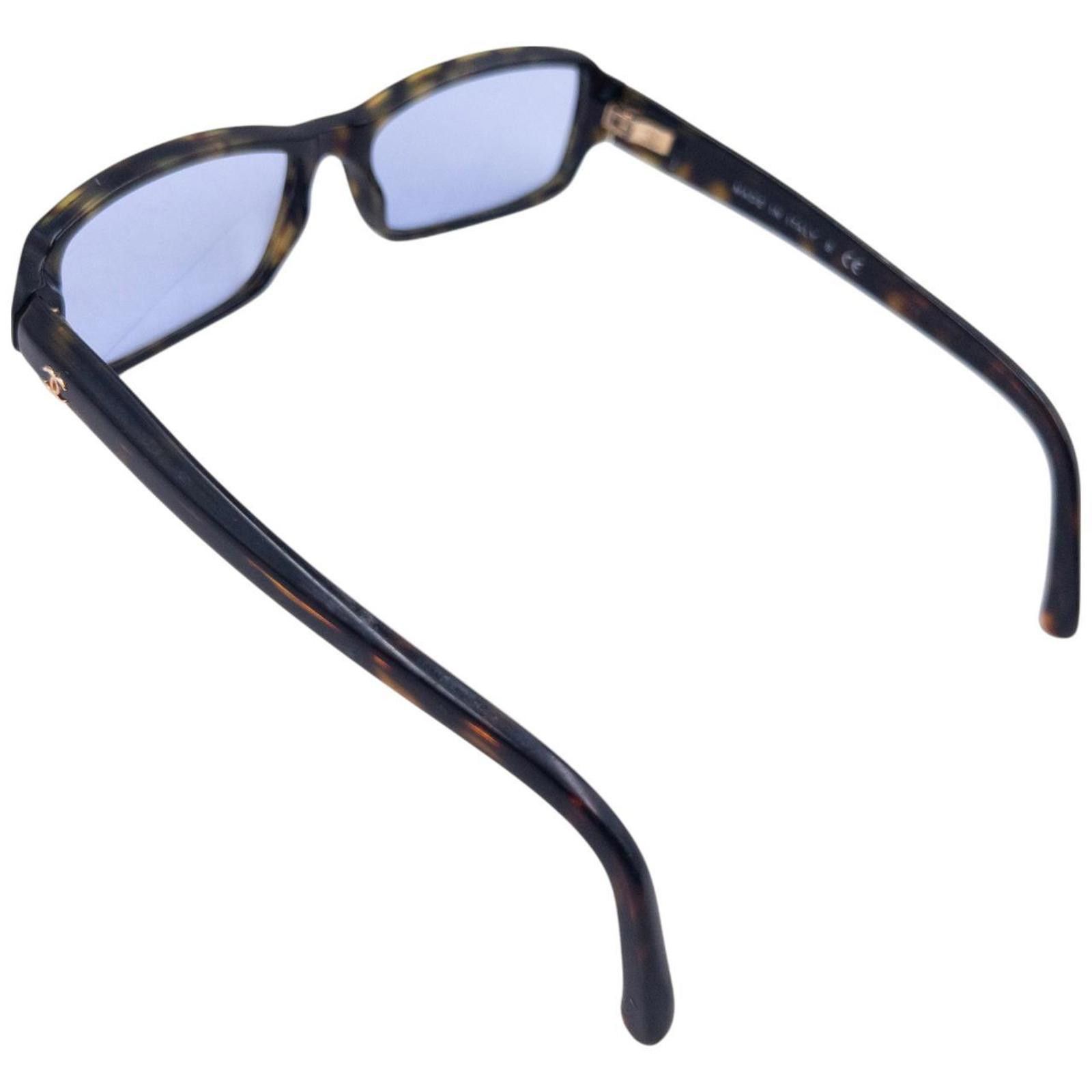 Chanel Vintage Chanel Tortoise Shell Sunglasses Size ONE SIZE - 4 Thumbnail