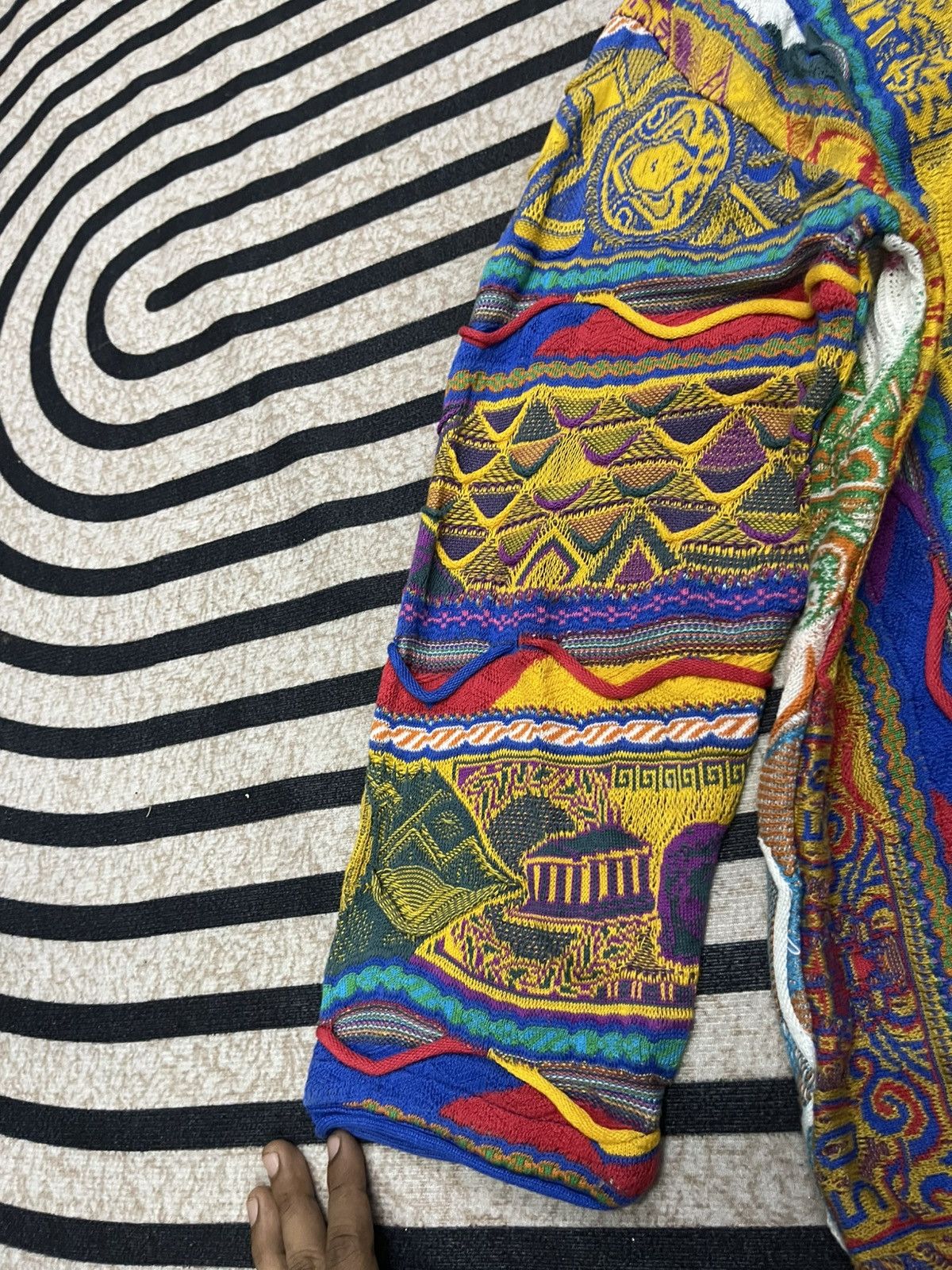 Coogi ❌RARE❌ VINTAGE COOGI KNITWEAR MULTICOLOUR 3D BIGGIE Size US S / EU 44-46 / 1 - 8 Thumbnail