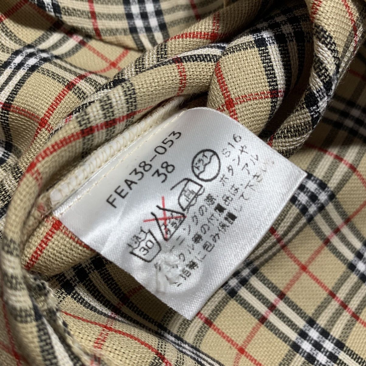 Burberry Burberry Nova Check Beige Button Up Shirt Size XS / US 0-2 / IT 36-38 - 4 Thumbnail