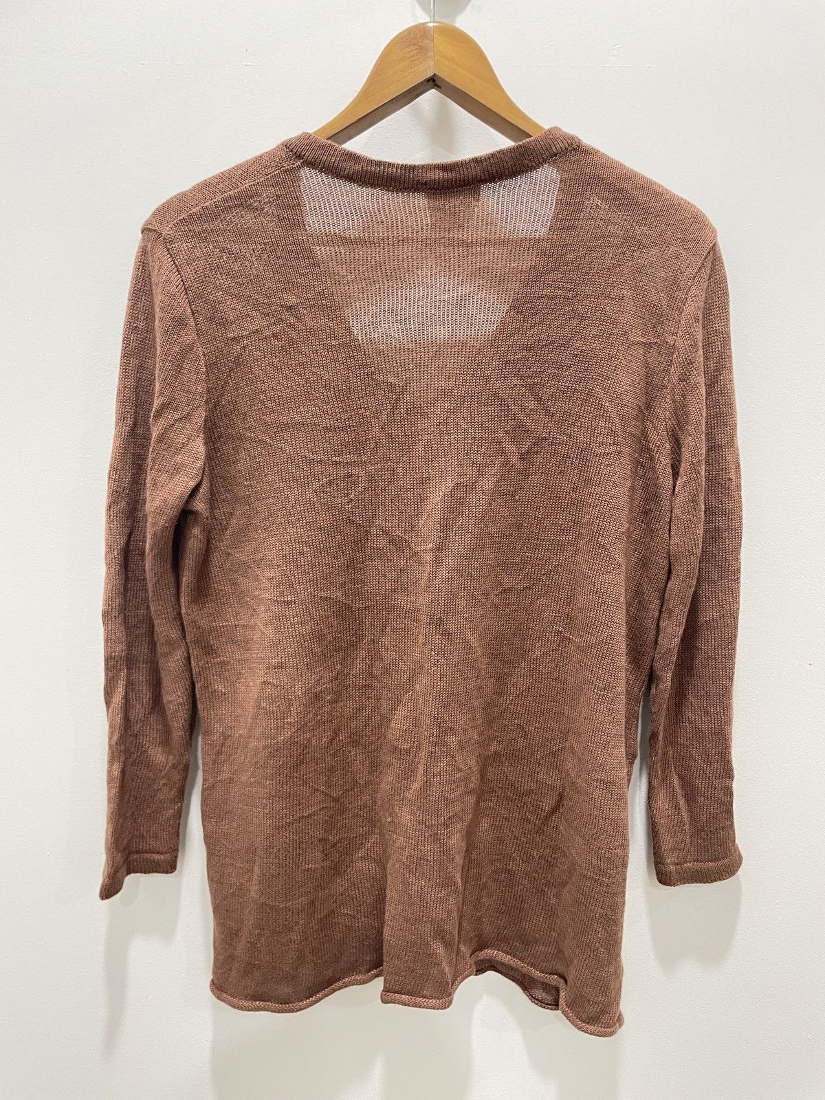 Dries Van Noten DRIES VAN NOTEN V NECK KNIT TOP Size US S / EU 44-46 / 1 - 3 Thumbnail