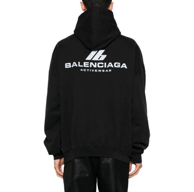 Balenciaga Balenciaga 24 FW reflective printed solid hooded sweatshirt Size US S / EU 44-46 / 1 - 7 Thumbnail