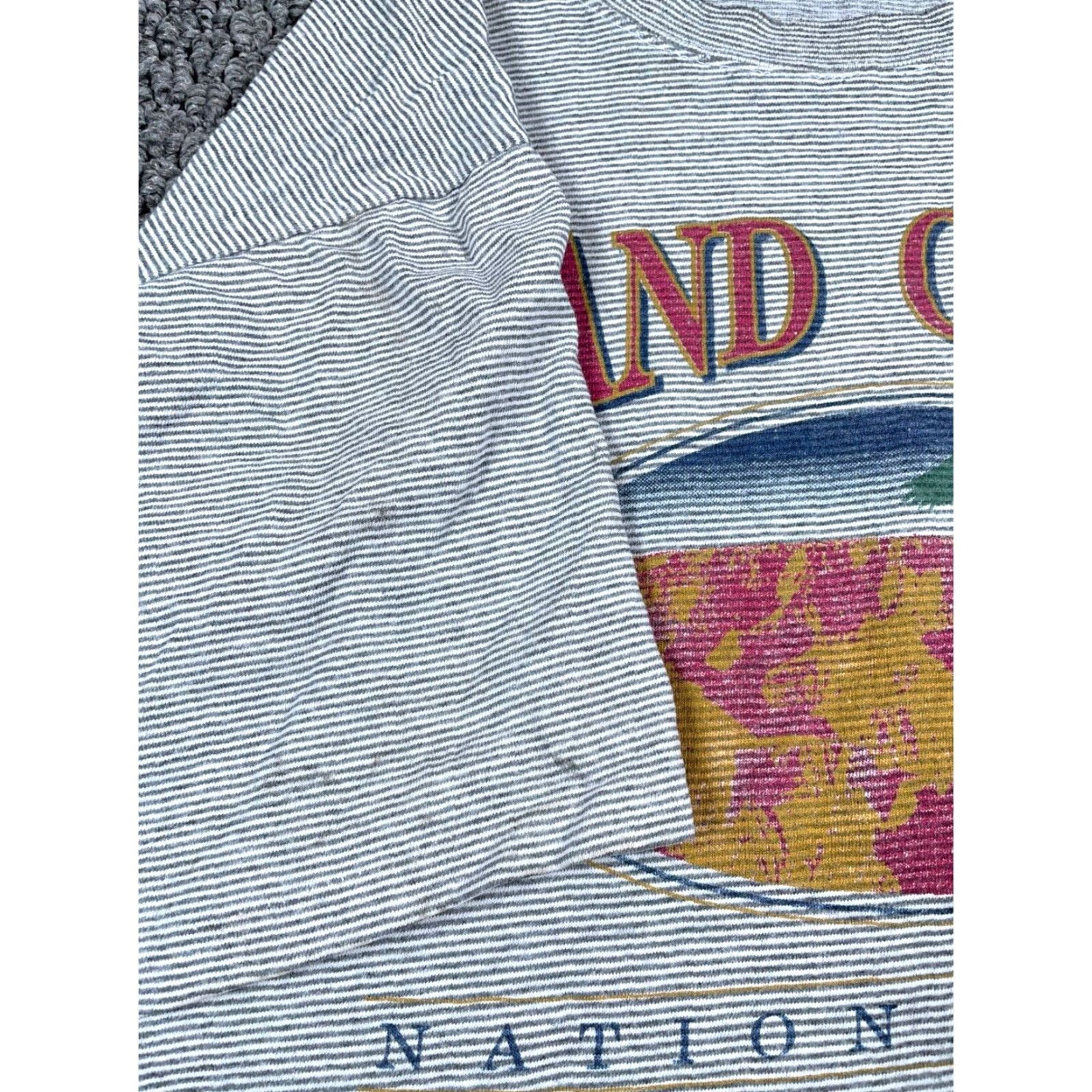 Vintage VINTAGE 1990s Grand Canyon National Park T-Shirt Men XL Gray Cotton Retro Nature City Graphic Size US XL / EU 56 / 4 - 7 Thumbnail