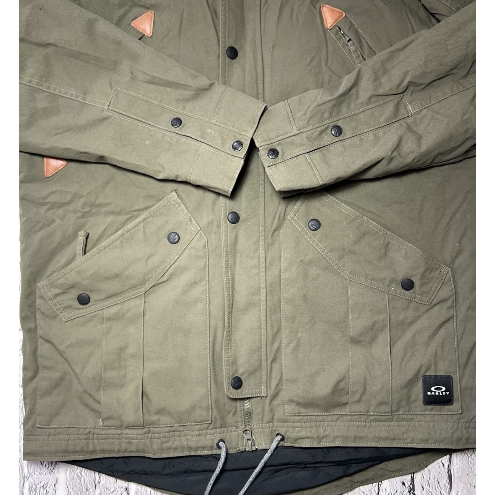 Oakley VINTAGE Oakley Parka Jacket Men’s Green L Size US L / EU 52-54 / 3 - 3 Thumbnail