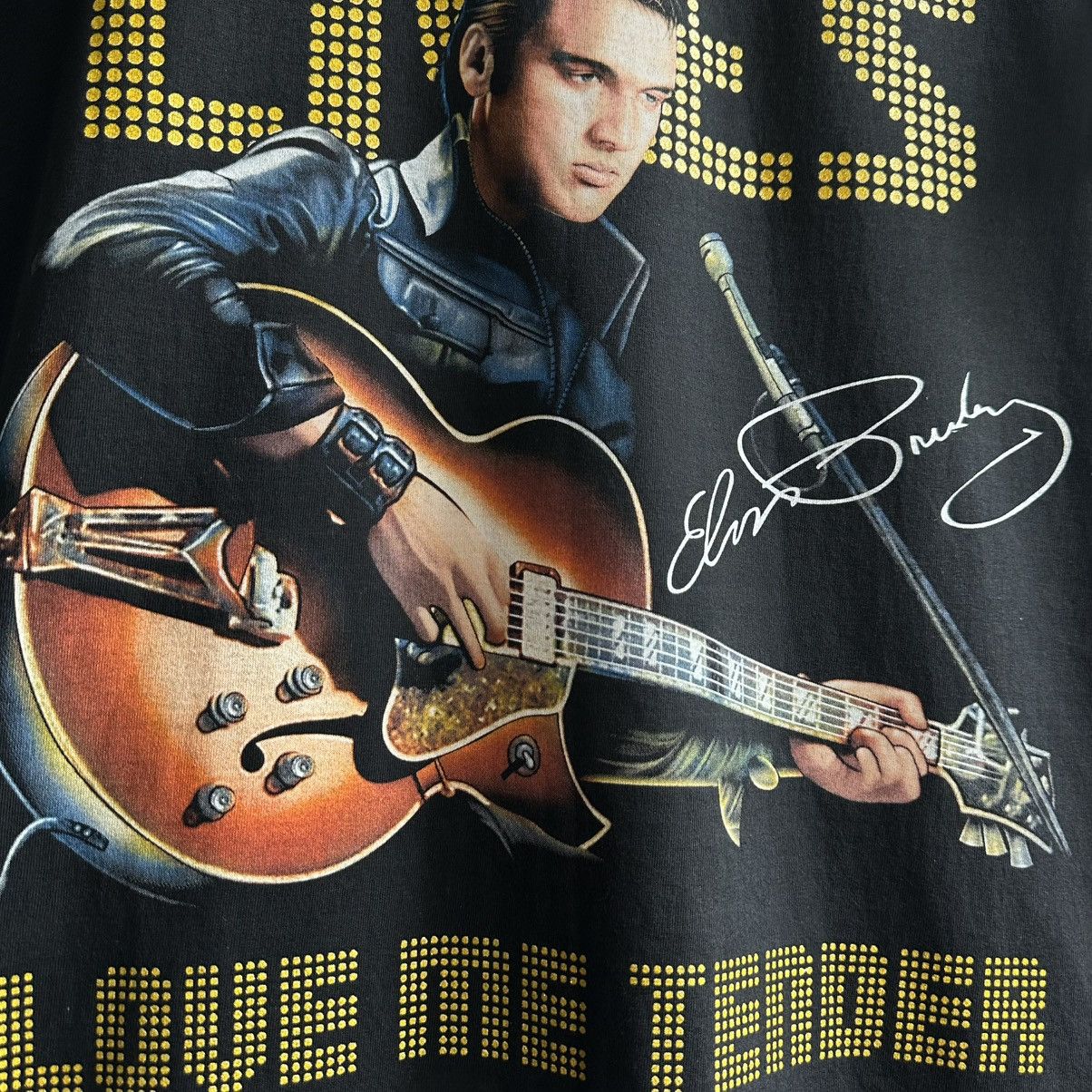 Band Tees × Vintage Vintage Elvis Presley Love Me Tender Rock Band Tee Size US M / EU 48-50 / 2 - 4 Thumbnail