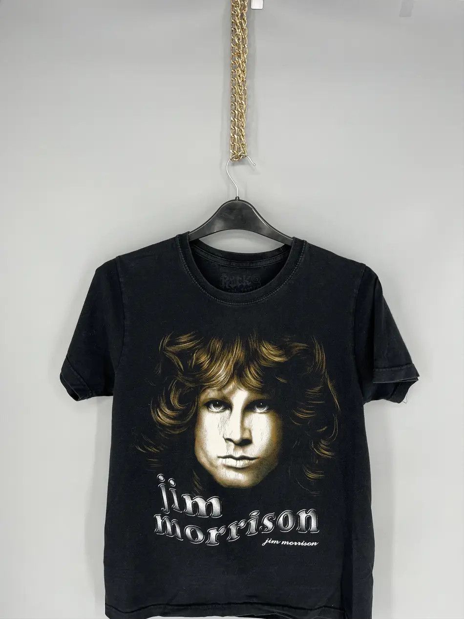 Band Tees × Vintage Vintage Y2k Jim Morrison The Doors Rare T-Shirt Band Tee Size US S / EU 44-46 / 1 - 6 Thumbnail