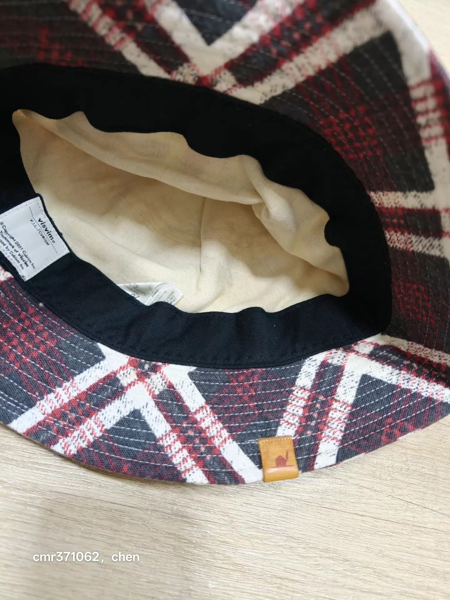 Visvim VISVIM 16SS DOME bucket hat printed check ML used Size ONE SIZE - 6 Thumbnail
