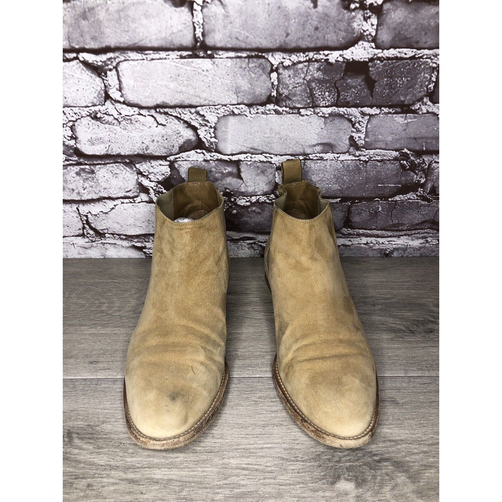 Other JENNI KAYNE Beige Suede Leather Casual Ankle Chelsea Boots W Size US 8 / IT 38 - 12 Thumbnail