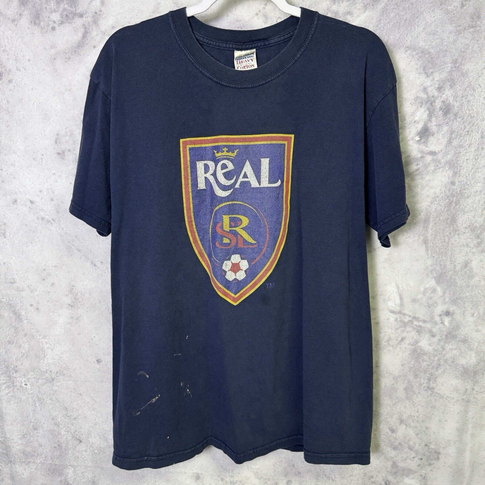 Vintage Vintage Real Salt Lake Soccer T Shirt Mens L Y2K 2006 Blue Size US L / EU 52-54 / 3 - 1 Thumbnail