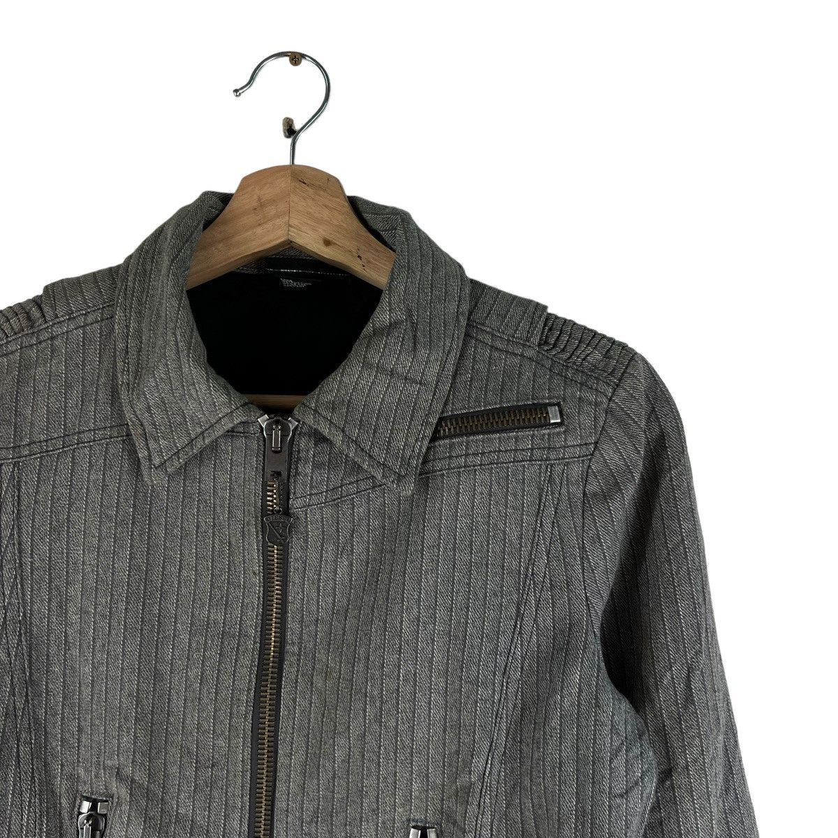Diesel 🔥VINTAGE BIKER JACKET ZIPPER DIESEL JAPAN Size US S / EU 44-46 / 1 - 4 Thumbnail