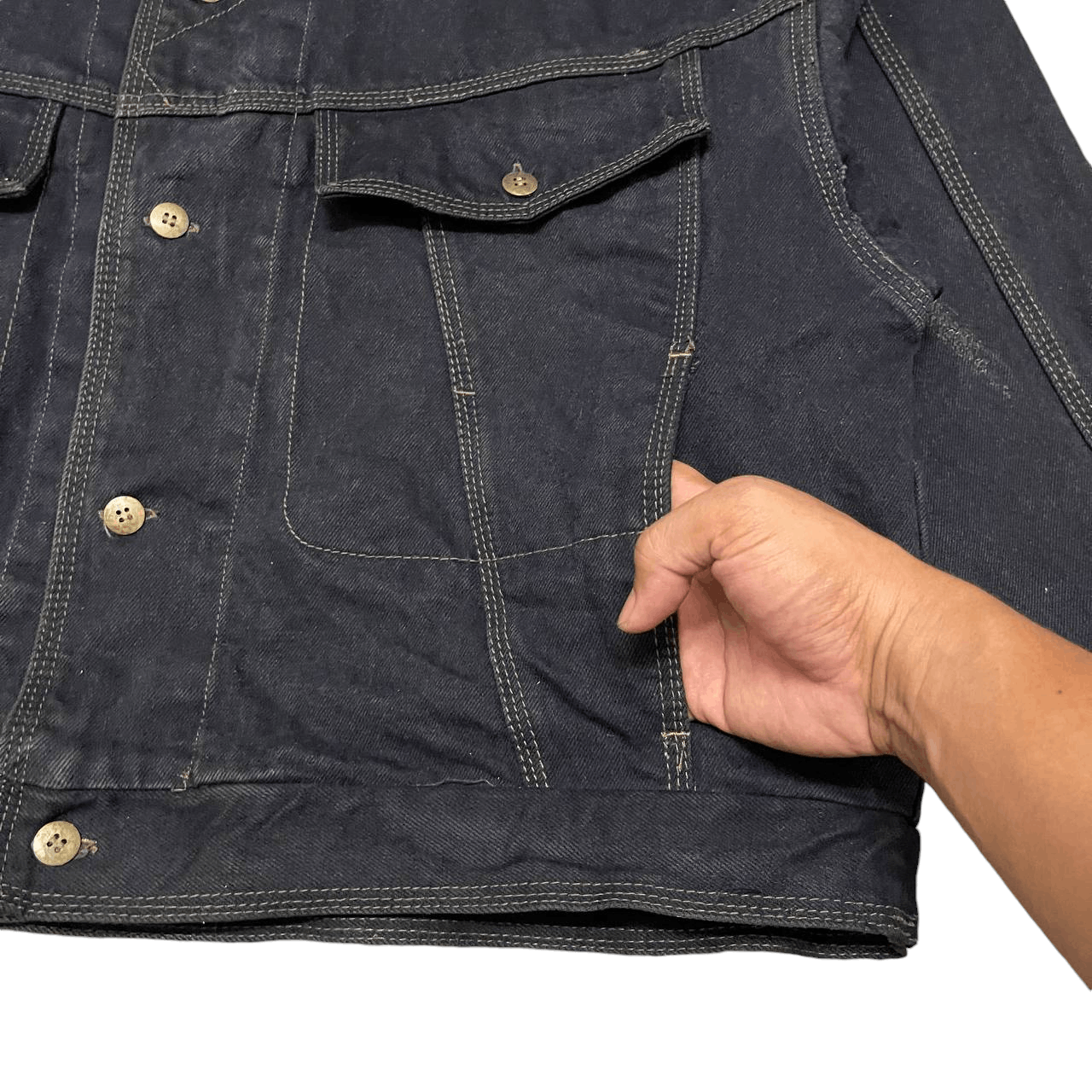 French Connection Vintage French Connection Trucker Work Jacket Canvas Size US M / EU 48-50 / 2 - 7 Thumbnail