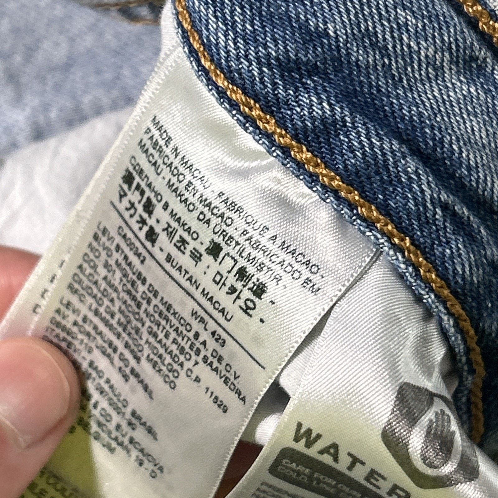 Levi's Levis Premium Loose Straight Jeans Women 27x29 Baggy Relaxed Size 27" / US 4 / IT 40 - 7 Thumbnail