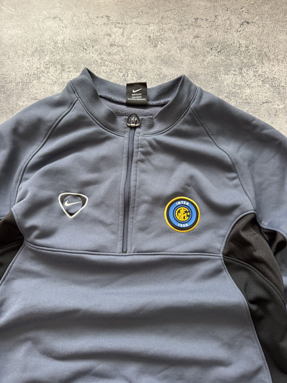 Nike Vintage 2000/2001 Nike Inter Milan 1/4 Zip Training Top Size US M / EU 48-50 / 2 - 4 Thumbnail