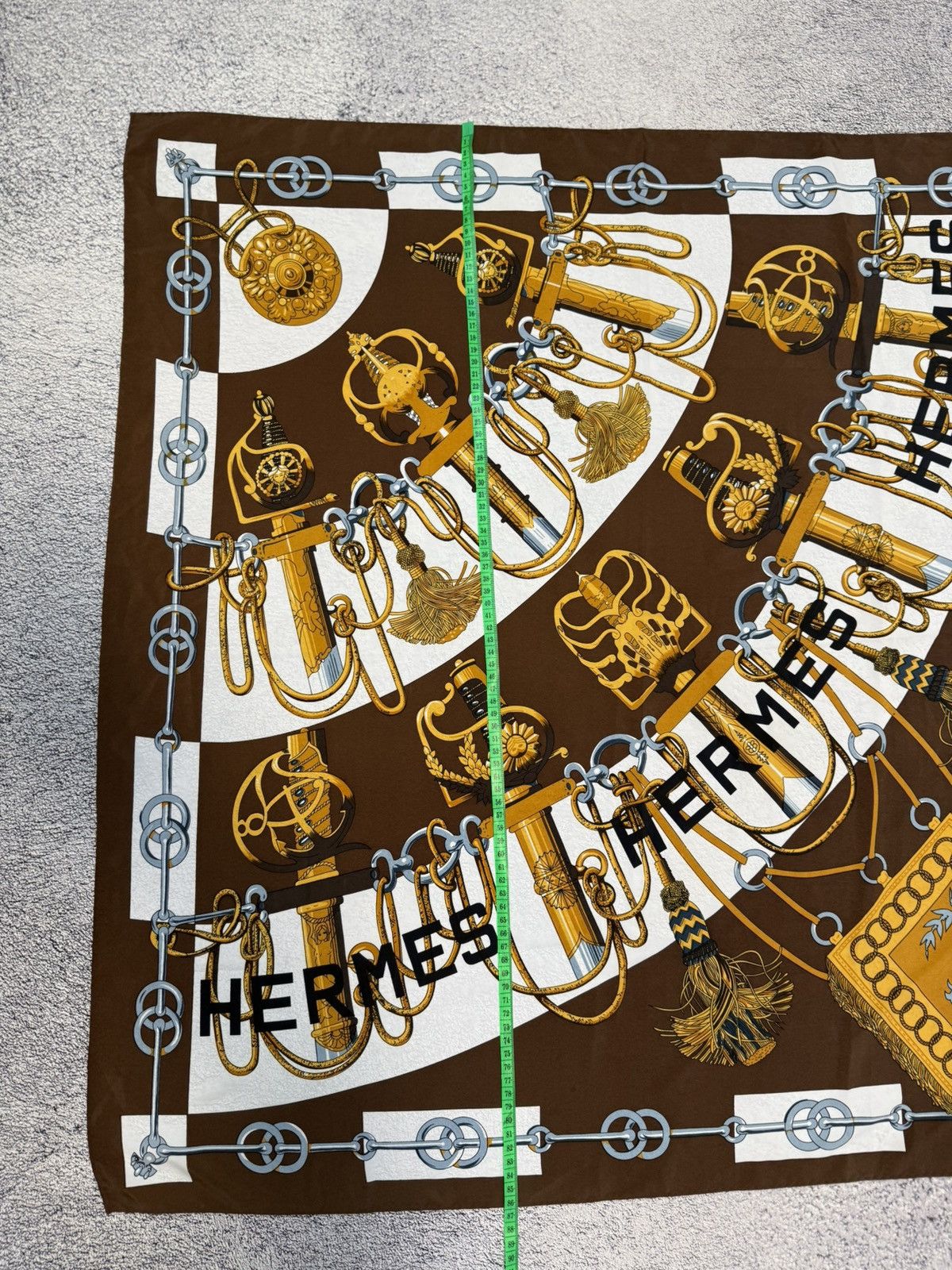 Other Vintage Inspired Hermes Style Scarf Equestrian Print Size ONE SIZE - 22 Thumbnail