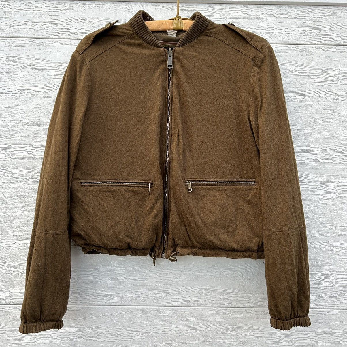 Burberry BURBERRY BRIT WOMENS REVERSIBLE CROPPED BOMBER JACKET Size M / US 6-8 / IT 42-44 - 3 Thumbnail