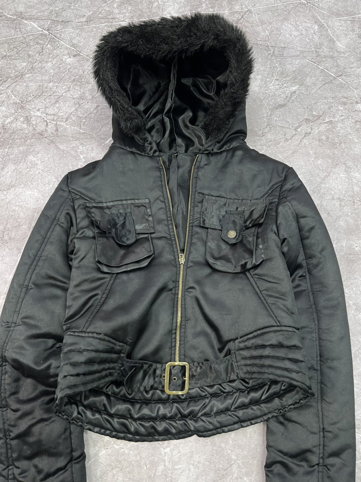 Hysteric Glamour × If Six Was Nine × Le Grande Bleu (L.G.B.) Fur Jacket Yohji Yamamoto Junya Watanabe Playboi Carti Style Size S / US 4 / IT 40 - 3 Thumbnail