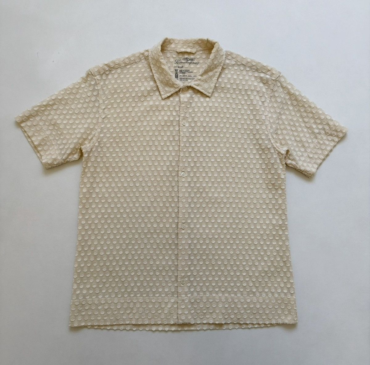 Mfpen Beige ‘3D Tufted Circle’ Cream Shirt Size US S / EU 44-46 / 1 - 2 Thumbnail