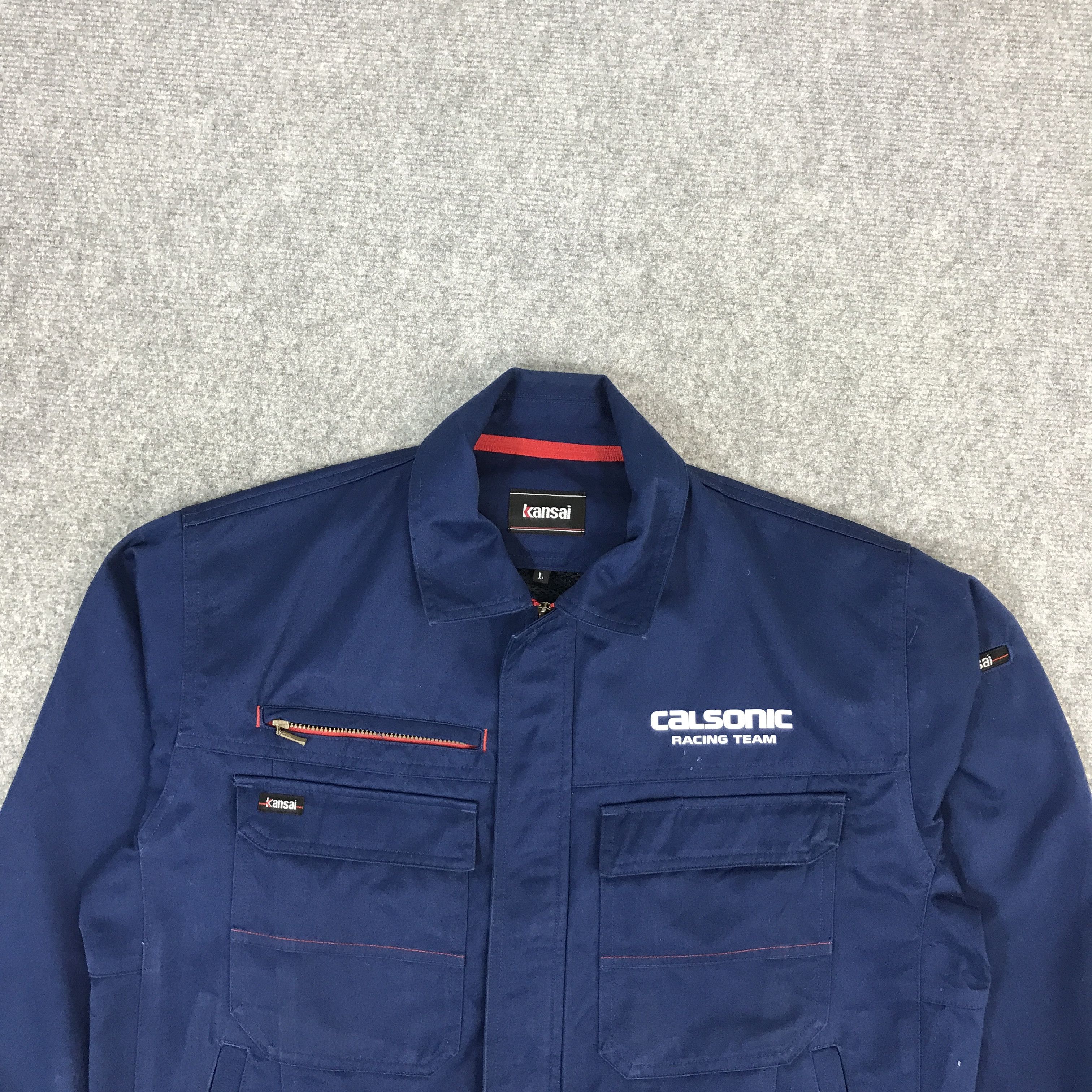 Japanese Brand CALSONIC RACING TEAM NISSAN F1 JAPAN JACKET Size US L / EU 52-54 / 3 - 3 Thumbnail