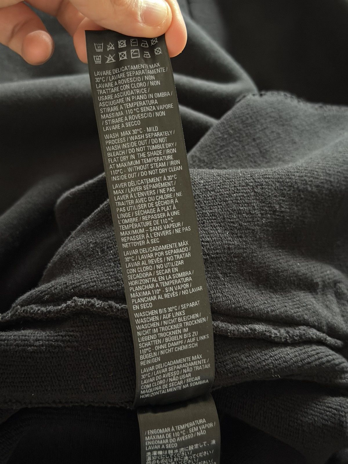 Balenciaga [XL] SS23 Black super baggy and long sweatpants Size US 36 / EU 52 - 10 Thumbnail