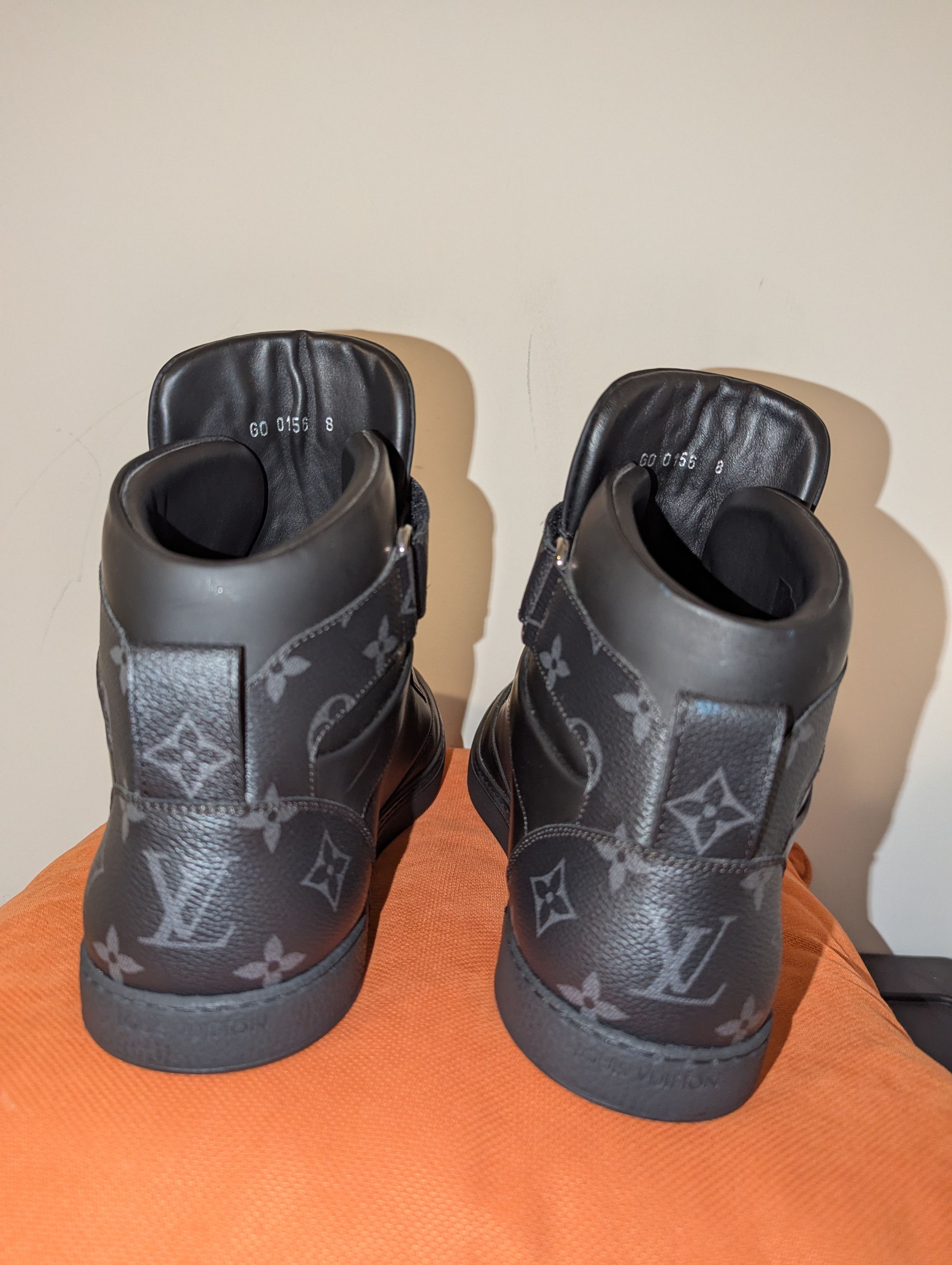 Louis Vuitton LOUIS VUITTON ECLIPSE RIVOLI HIGH TOP SNEAKER Size US 8.5 / EU 41-42 - 3 Thumbnail