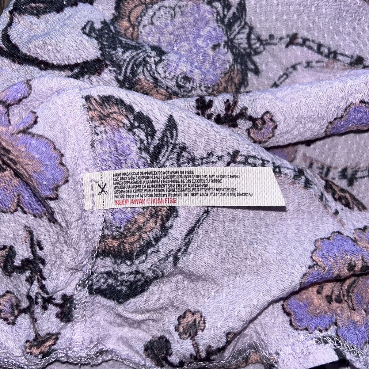 Free People Free People Dobby Dot Flouncy Hem Dress Lavender Size S Size S / US 4 / IT 40 - 5 Thumbnail