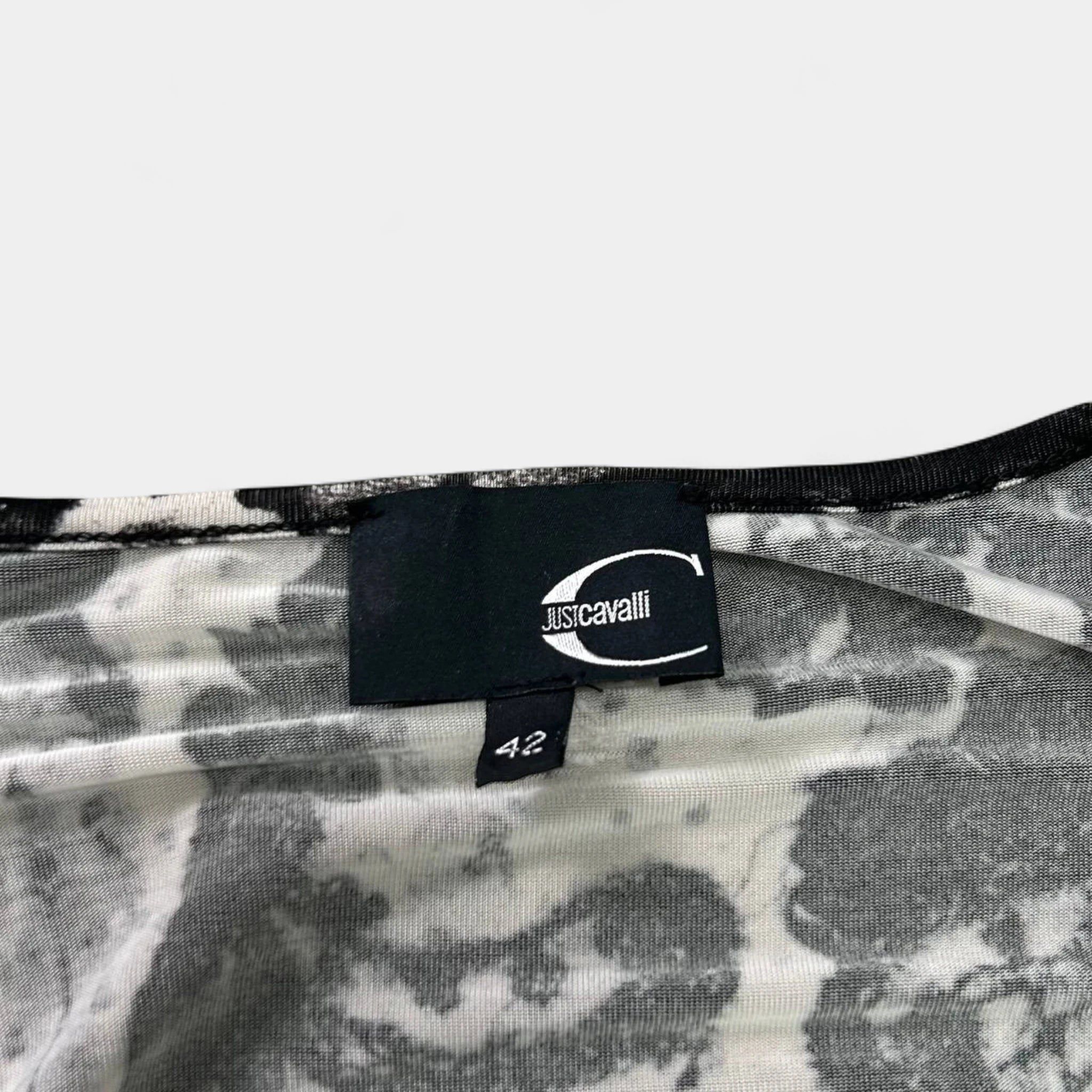 Just Cavalli Just Cavalli Brushstroke Print Dress Size M / US 6-8 / IT 42-44 - 4 Thumbnail