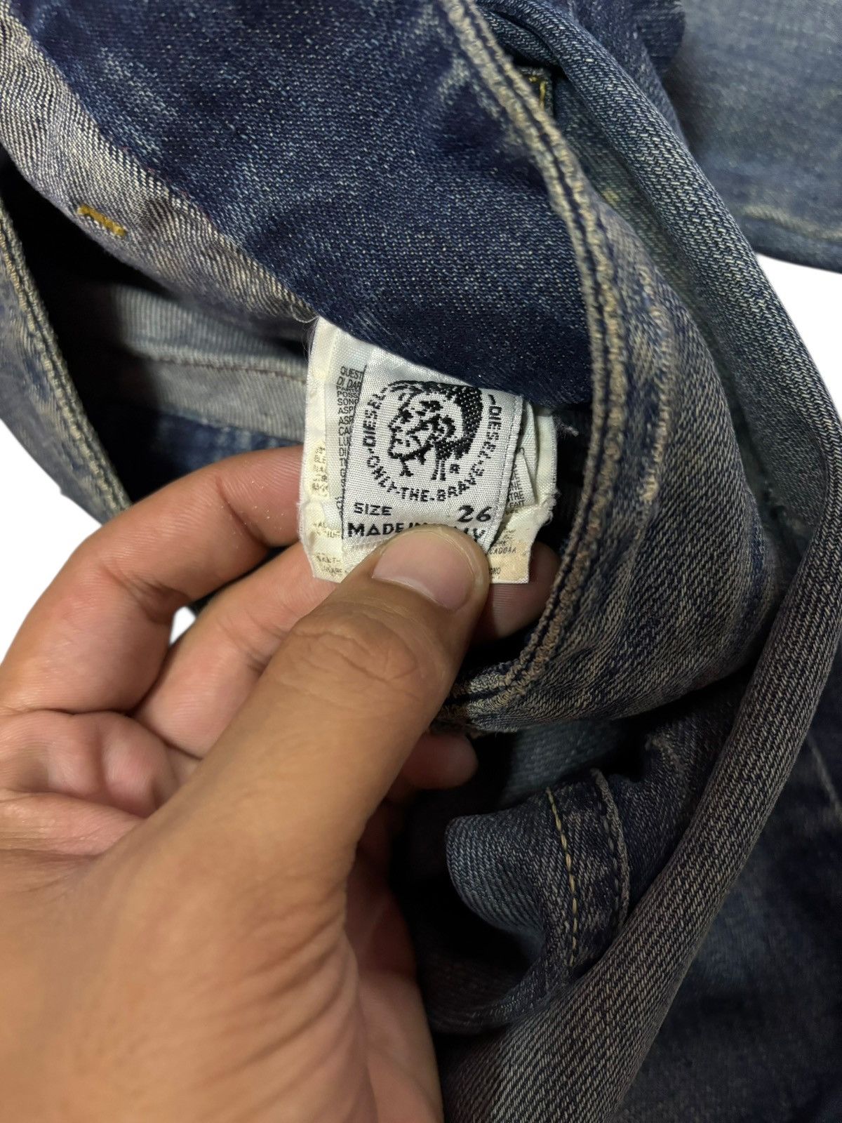 Diesel Vtg Diesel Italy Flared Distressed Jeans Size US 29 - 7 Thumbnail