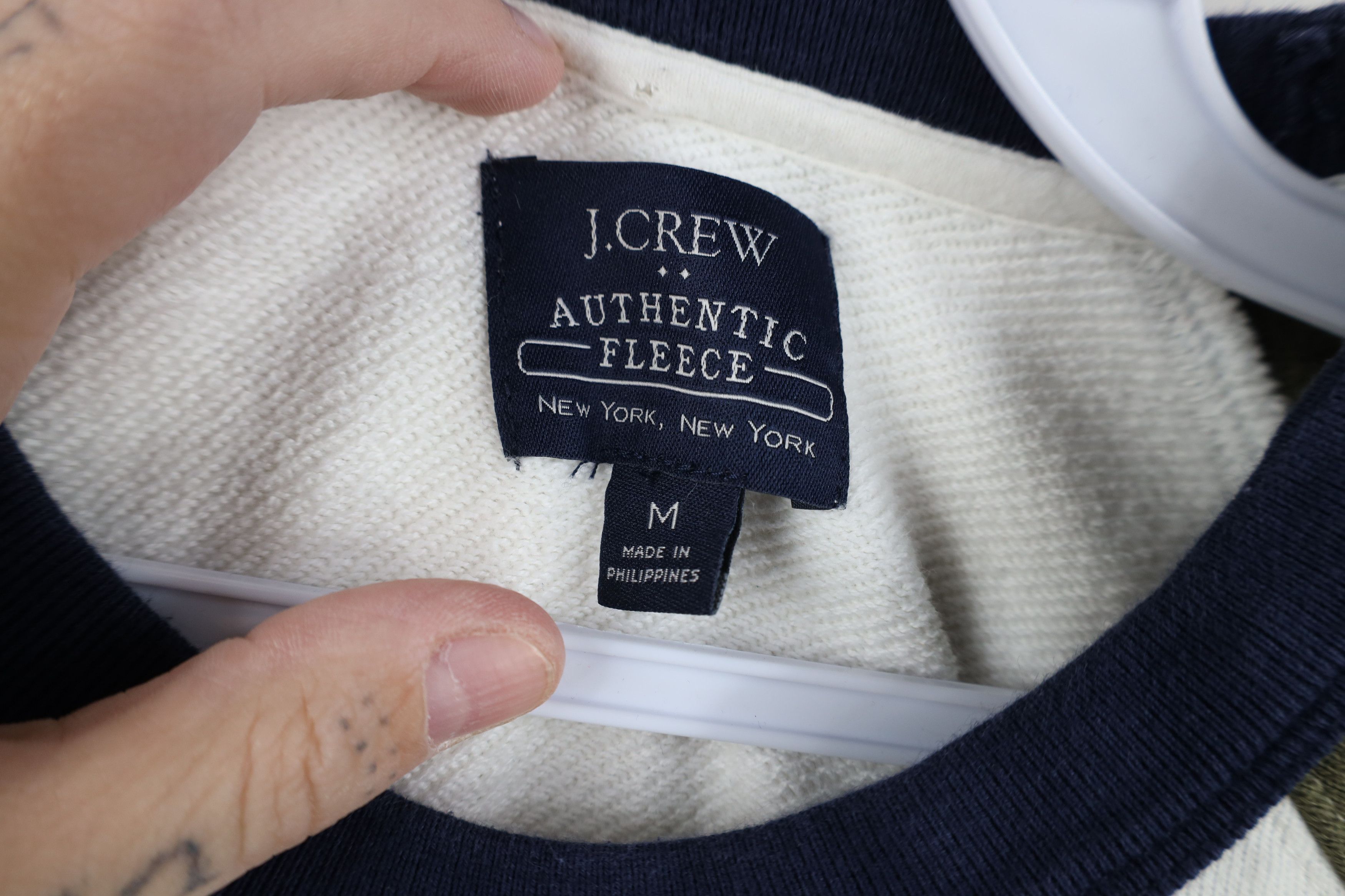 J.Crew J Crew Authentic Block French Terry Crewneck Sweatshirt Size M / US 6-8 / IT 42-44 - 5 Thumbnail