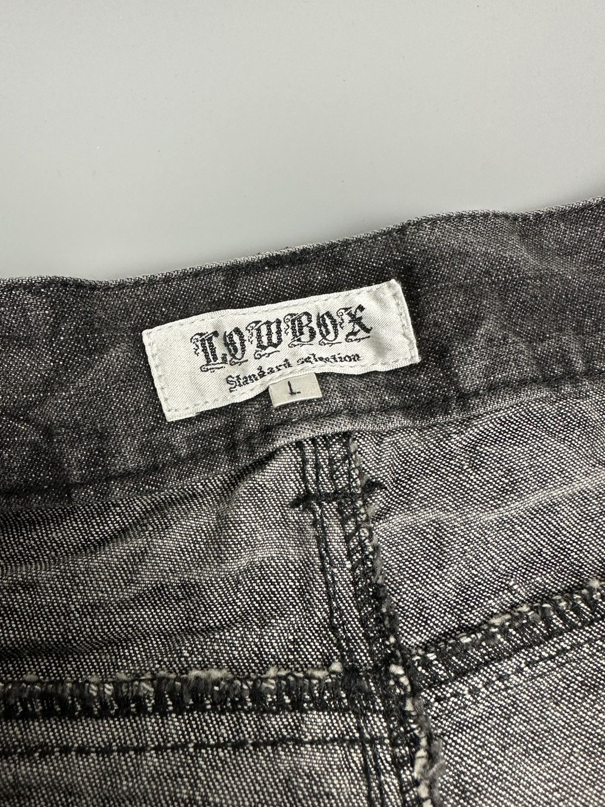 If Six Was Nine × Le Grande Bleu (L.G.B.) 🔥Sick🔥Seditionaries Lowbox Multipocket Whiskered Flare Denim Size US 33 - 11 Thumbnail