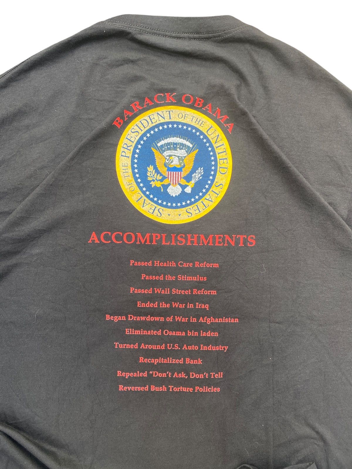 Vintage Vintage Barack Obama President Seal Tee Shirt XL USA Size US XL / EU 56 / 4 - 7 Thumbnail