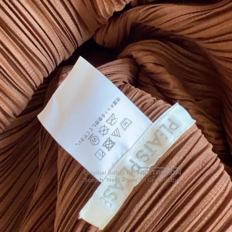 Issey Miyake Issey Miyake Brown Dress Size L / US 10 / IT 46 - 3 Thumbnail